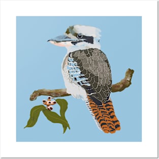 Kookaburra Visit Posters and Art